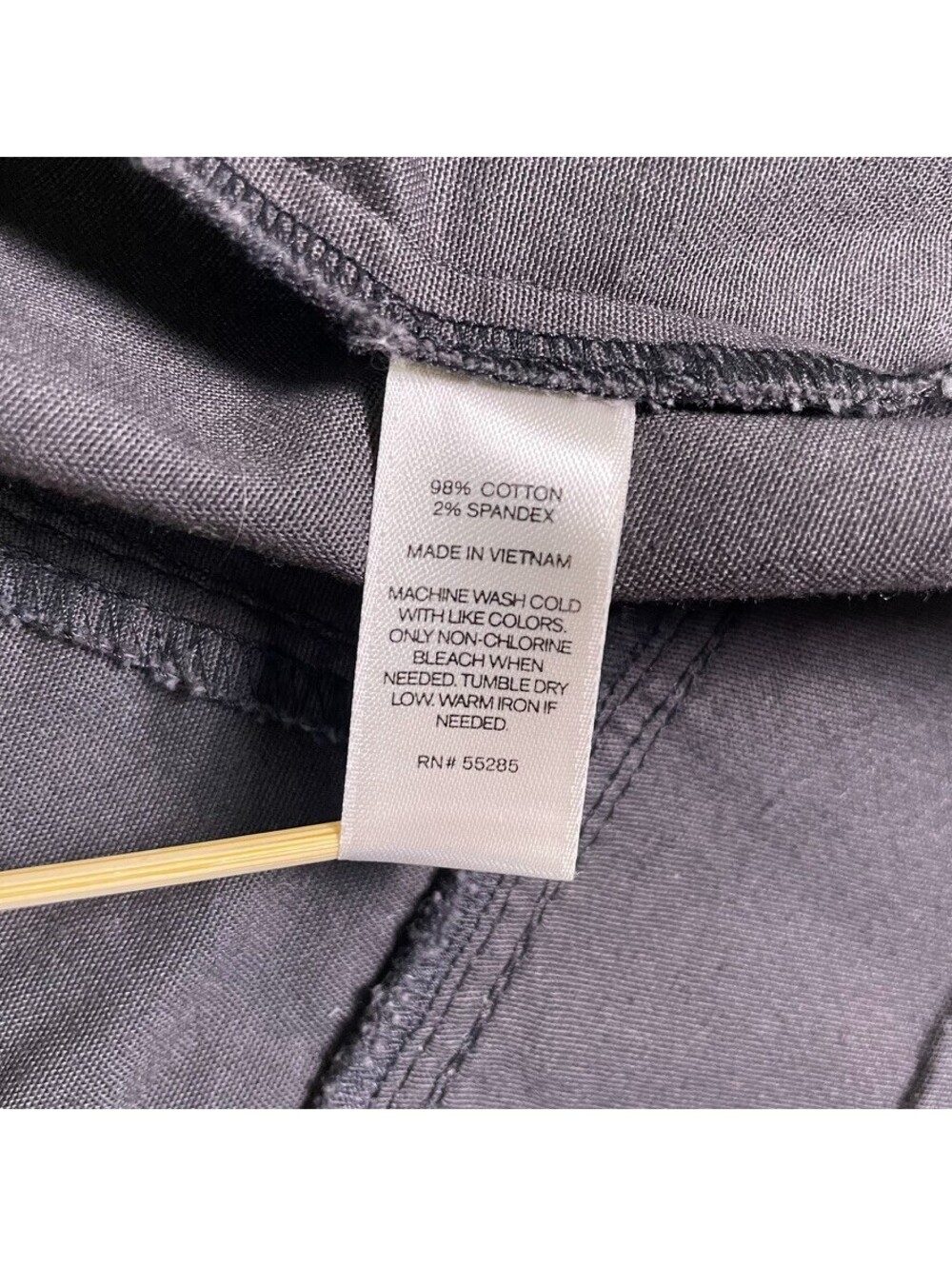 Express Moto Jacket Womens 10 Gray Zip Front Stretch Biker Cotton Utility Casual - Picture 7 of 9